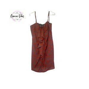 Gianni Bini Orange and Gray Dress